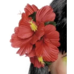Hawaiiaanse Bloemenclip Rood
