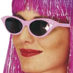 Rock N Roll Jaren 50 Zonnebril Met Juweeltjes Vrouw