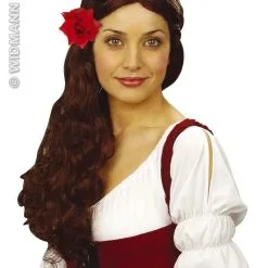 Haarclip Rode Roos, 10 Centimeter -Sieraden Verkoopwinkel 2435r d 3