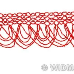 Rode Choker Met Pareltjes