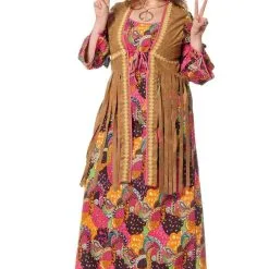 Smoking Hippie Lange Jurk Vrouw Plus Size