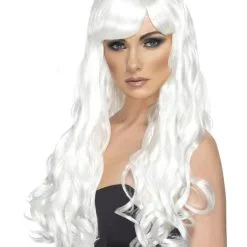 Witte Verleidelijke Pruik