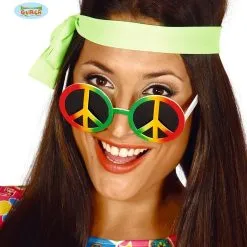 Hippie Bril Vrede Op Je Neus