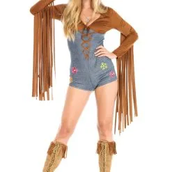 Boho Babe Vrouw Kostuum