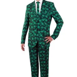 Smoking Wiet Bladeren Marihuana Man Kostuum