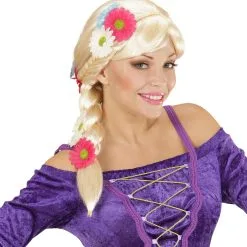 Sprookjes Pruik, Repelsteeltje Met Bloemen