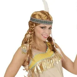 Vlechten Pruik, Chippewa Indiaanse