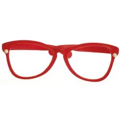 Funnyman Grote Clownsbril, Rood