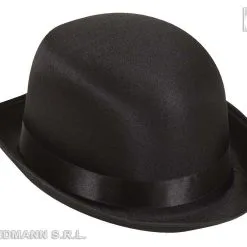 Sieraden Verkoopwinkel 19 Bolhoed Satijn, Zwart