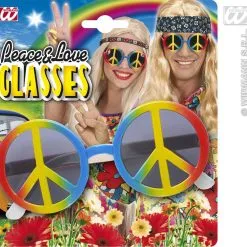 Sieraden Verkoopwinkel 3 Bril, Love And Peace Multi Kleuren