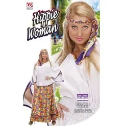 Lange Jurk Hippie Vrouw Fluweel Kostuum -Sieraden Verkoopwinkel wdm1014 7331 c 15