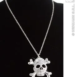 Ketting Strass Met Schedels