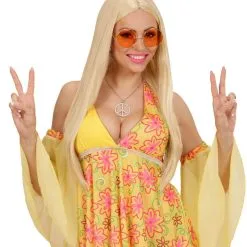 Peace Woman Ketting Strass, Hippie -Sieraden Verkoopwinkel wdm1516 03557 e 2