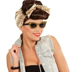 Seventies Bril, Pin Up Luipaard -Sieraden Verkoopwinkel wdm1516 14389 c 3
