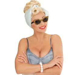 Seventies Bril, Pin Up Luipaard -Sieraden Verkoopwinkel wdm1516 14389 d 3