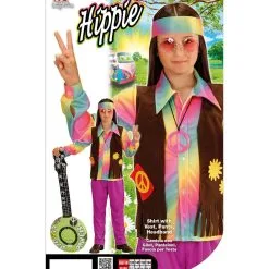 Comeback Hippie Man Kostuum -Sieraden Verkoopwinkel wdm1516 7334 e 8