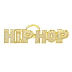 Gangsta Ring Hiphop Goud