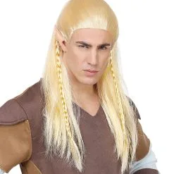 Tolkien Elf Groenblad Pruik