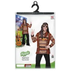 Bruine Psychedelische Golven Hippie Man Kostuum -Sieraden Verkoopwinkel wdm 2018 7028 5 15