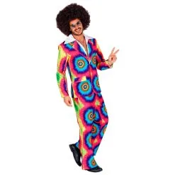 Psychedelisch Tie Dye Jaren 60 Man Kostuum -Sieraden Verkoopwinkel wdm 2019 0933 4 16