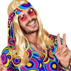 70s Disco Pruik Met Hoofdband Blond -Sieraden Verkoopwinkel wdm 2021 02846 3 1