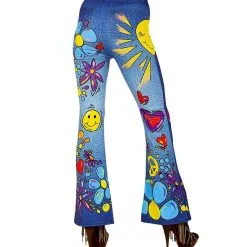 70s Legging Hippie Peace Love And Happiness Vrouw -Sieraden Verkoopwinkel wdm 2021 294a 3 3
