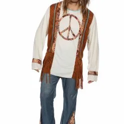 Hippie Peace Forever Man Kostuum