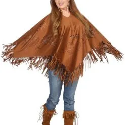 Love Is All Hippie Poncho Vrouw